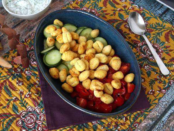 Rapea gnocchi-salaatti, erittäin trendikäs, maukas ja tasapainoinen, täydellinen kesään! - Valmistelu askel 5