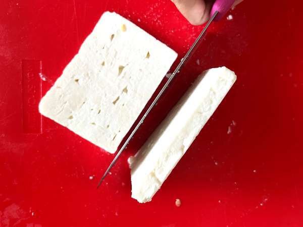 Vesimeloni-feta-rucolavoileipä, kesän raikkain virusresepti! - Valmistelu askel 3