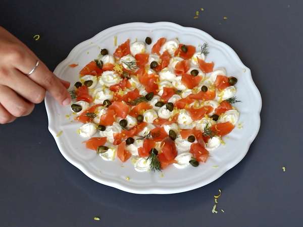 Savulohen aperitiivilevite - Valmistelu askel 4