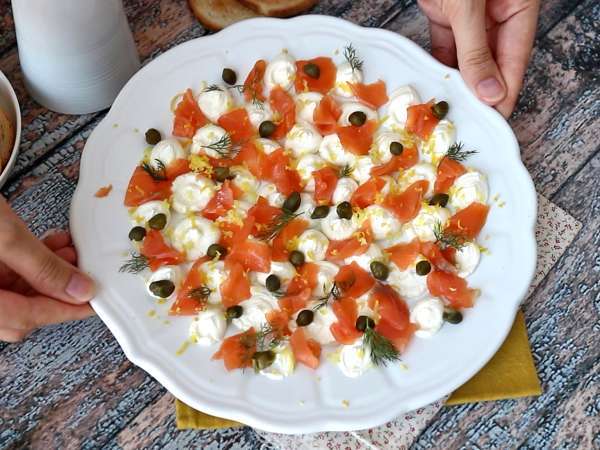 Savulohen aperitiivilevite - Valmistelu askel 5