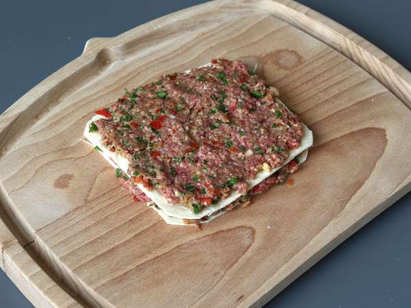 Lavash-kebabvartaat tortillojen kanssa, helppo valmistaa airfryerissa! - Valmistelu askel 5