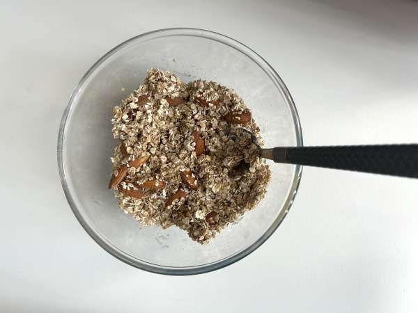 Granola express airfryer, rapeuttaa aamiaisenne - Valmistelu askel 3