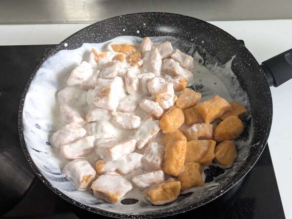 Kermaiset kurpitsan nokareet Philadelphian ja rapeiden saksanpähkinöiden kanssa - Valmistelu askel 6