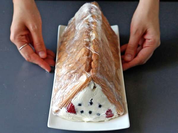 Tämän punaisen hedelmähirren tekemiseen ei tarvita muottia! - Valmistelu askel 7