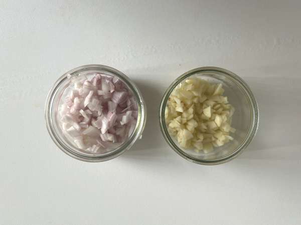 Perunagratiini sienien kanssa - Valmistelu askel 2