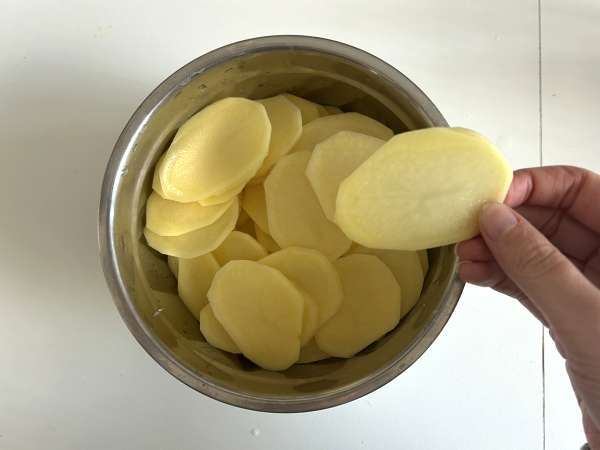 Perunagratiini sienien kanssa - Valmistelu askel 7