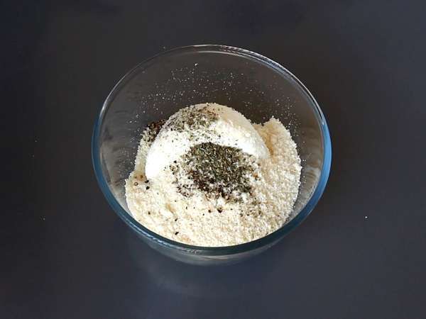 Juustopallot aperitiiviksi - Valmistelu askel 1