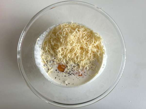 Pienet flanit pinaateista ja sienistä - Valmistelu askel 8