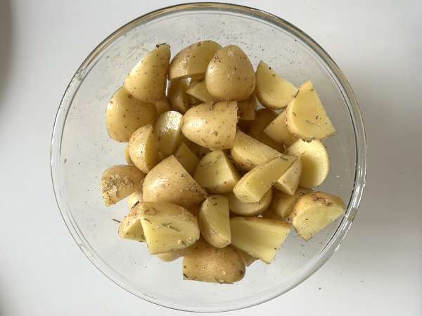 Paistettu vuohenjuustokakku Air fryerissa, rapea ja sulava: täydellinen lohtu! - Valmistelu askel 1