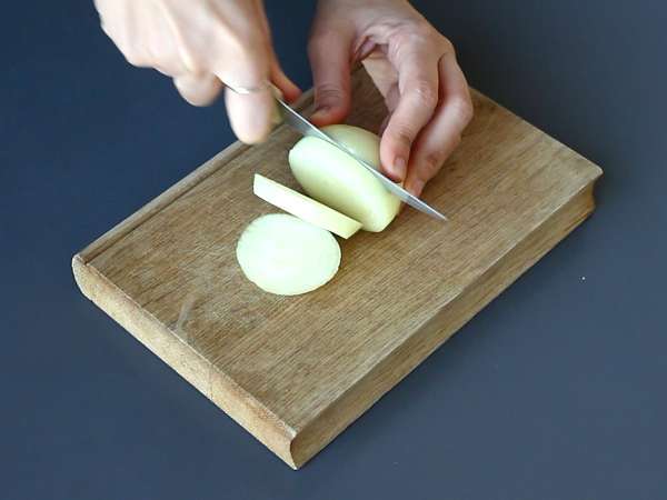 Sipulitortut tatin - Valmistelu askel 1