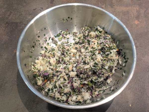 Länsi-Intian turska acras - Valmistelu askel 3