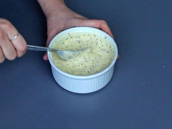 Super-yksinkertainen punainen hedelmä proteiinikakku - Valmistelu askel 2