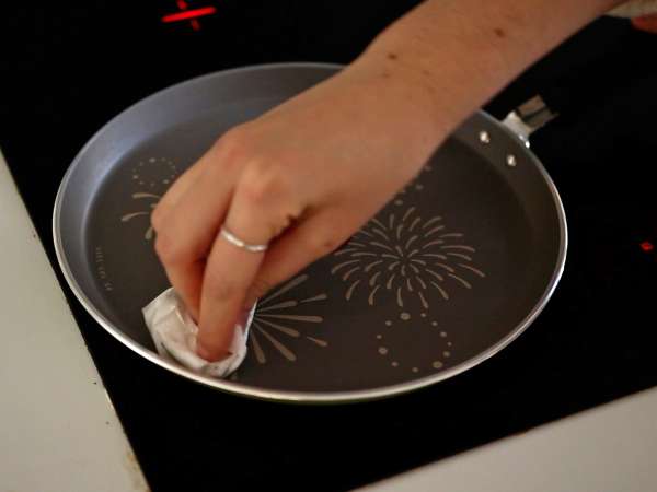 Pannukakkutagliatelle suklaalla ja maapähkinöillä! - Valmistelu askel 3