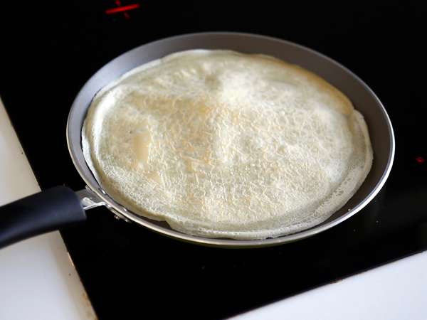 Pannukakkutagliatelle suklaalla ja maapähkinöillä! - Valmistelu askel 4