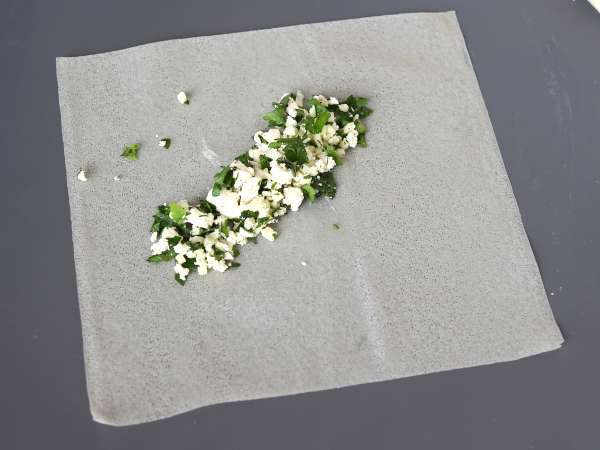 Kotitekoiset libanonilaiset rikakats - ilmakeittimen ruoanlaitto - Valmistelu askel 2