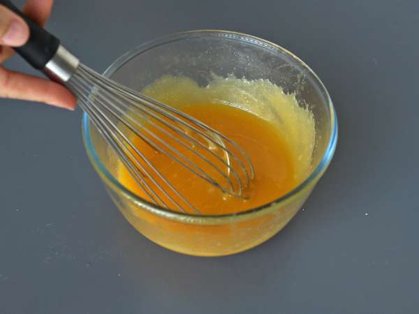 Extra fondanttinen ylösalaisin oleva banaanikakku - Valmistelu askel 4