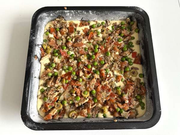 Sardiinikakku: yksinkertainen, kostea ja maukas resepti - Valmistelu askel 8