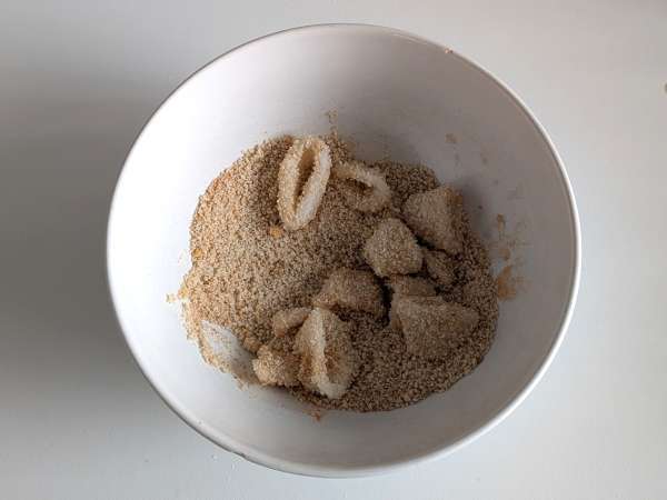 Kalmarirenkaat ilmankuumentimessa rapeat ja kevyet - Valmistelu askel 5