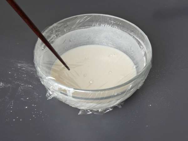 Mochi-keksit ubeen kanssa - Valmistelu askel 1