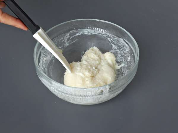 Mochi-keksit ubeen kanssa - Valmistelu askel 2