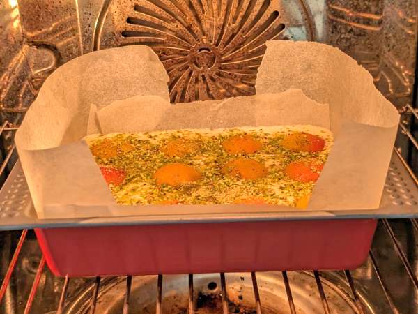 Aprikoosinen flan-juustokakku - Valmistelu askel 6