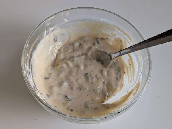 Suolaiset oliivi-Philadelphia-muffinit airfryerissa - Valmistelu askel 5