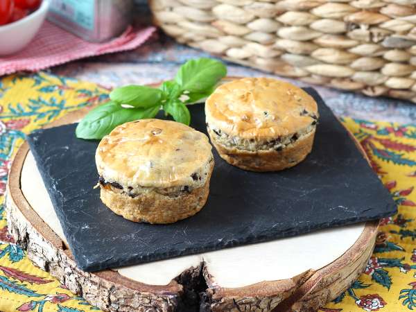 Suolaiset oliivi-Philadelphia-muffinit airfryerissa - Valmistelu askel 8