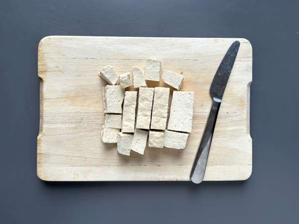 Tofu General Tao - Valmistelu askel 1