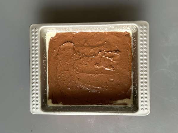 Proteiinibrownie, jossa on suklaata ja punaisia papuja - Valmistelu askel 5