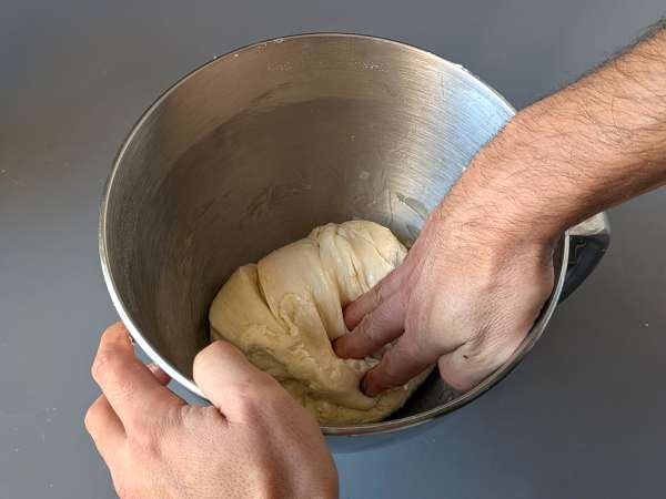 Maalaisfocaccia sipulilla ja rosmariinilla - Valmistelu askel 5
