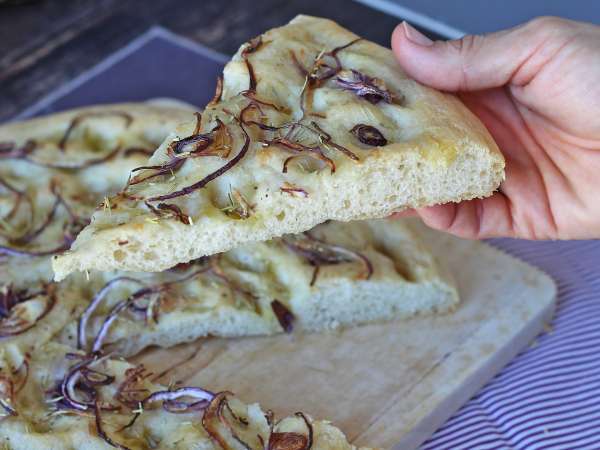 Maalaisfocaccia sipulilla ja rosmariinilla - Valmistelu askel 13