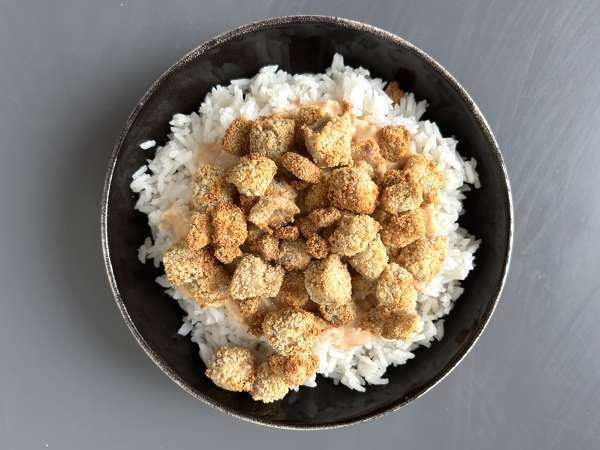 Rapea tofu – kasvisversio rapeasta kanasta - Valmistelu askel 5