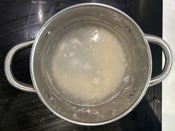 Rapeaa appelsiinitofua orange chicken -tyyliin - Valmistelu askel 1