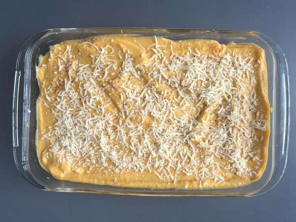 Butternut-kurpitsa-, pinaatti- ja ricottalasagne - Valmistelu askel 7