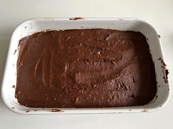 Bataattibrownie ilman voita tai öljyä - Valmistelu askel 6
