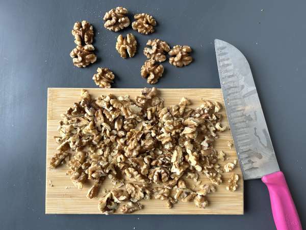 Vegaaninen miso-banaanileipä suklaalla ja saksanpähkinöillä - Valmistelu askel 5