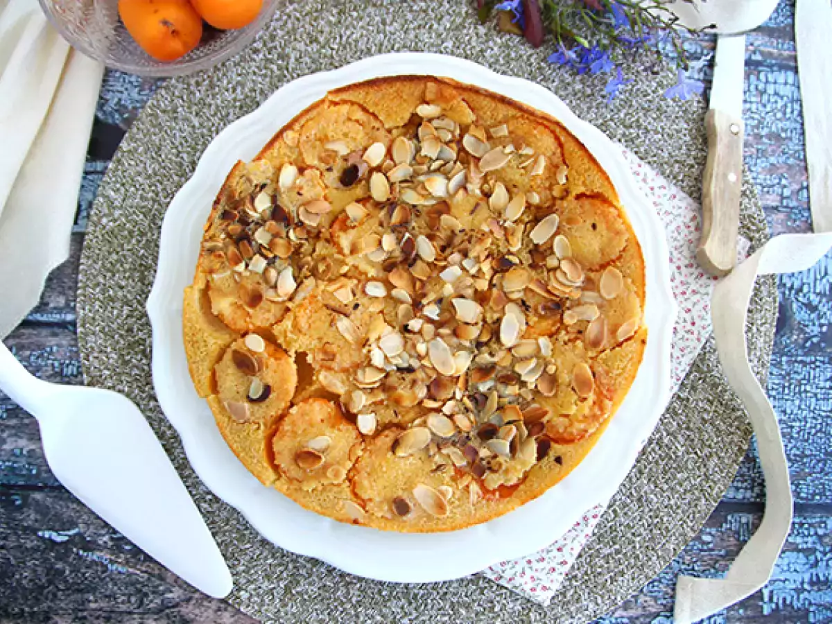 Aprikoosin clafoutis - kuva 3
