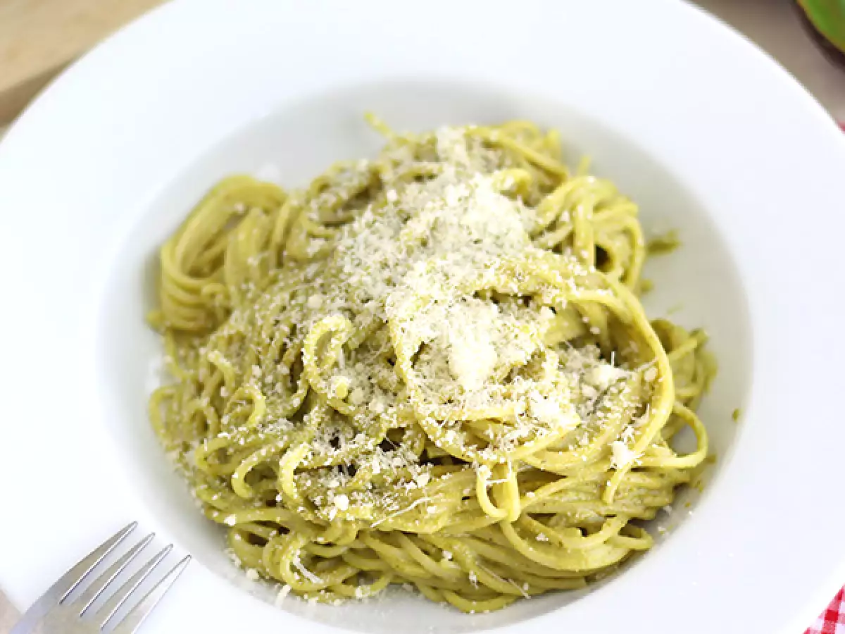 Avokado-carbonara-spagetti - kuva 2