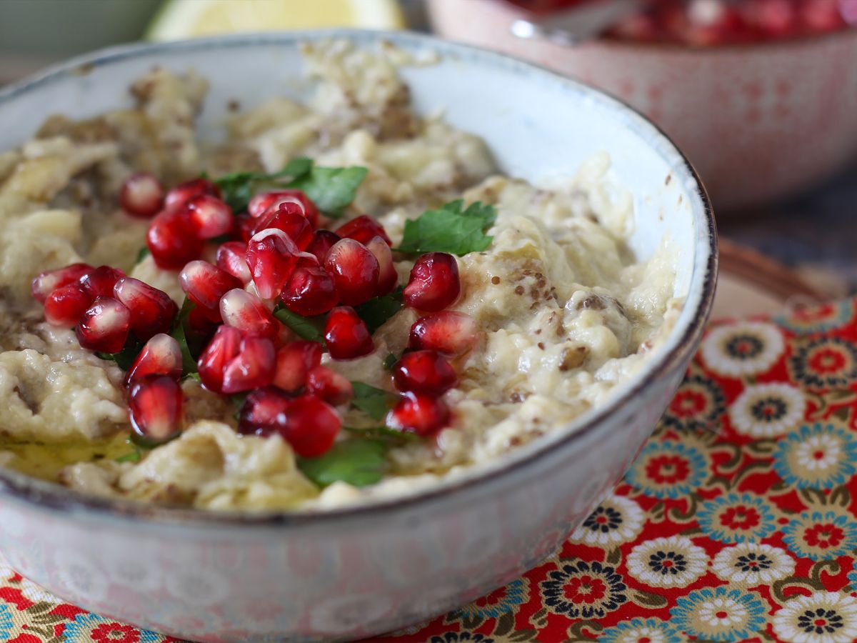 Baba ganoush, herkullinen libanonilainen munakoisolevite.