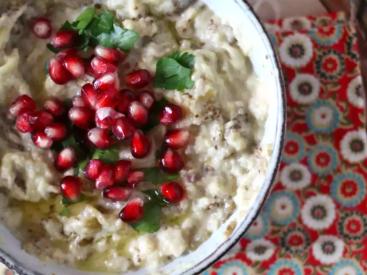 Baba ganoush, herkullinen libanonilainen munakoisolevite. - kuva 2