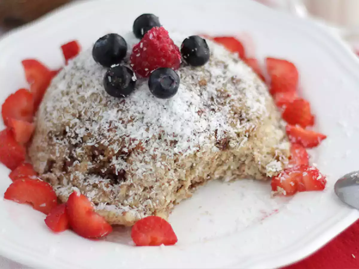Banaani-kookos-bowl cake – laktoositon ja gluteeniton - kuva 2