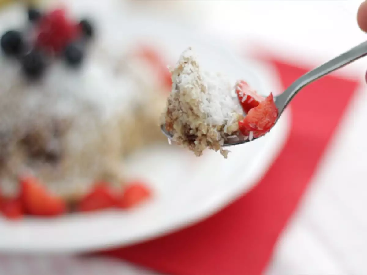 Banaani-kookos-bowl cake – laktoositon ja gluteeniton - kuva 3