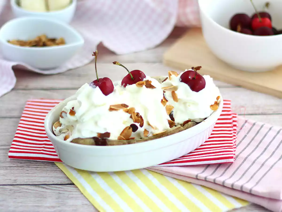 Banana Split, kuuluisa jäätelöherkku