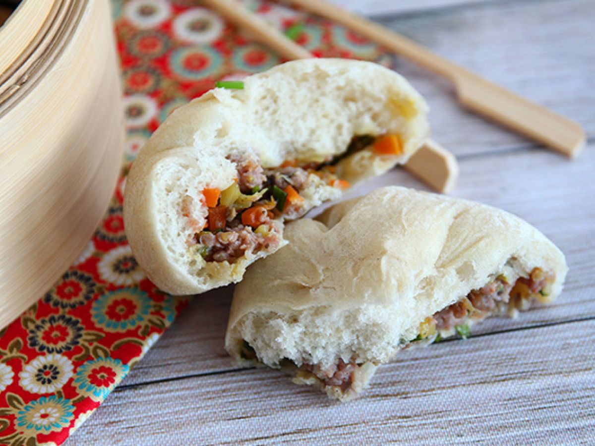Banh Bao, höyrytetyt sämpylät - kuva 3
