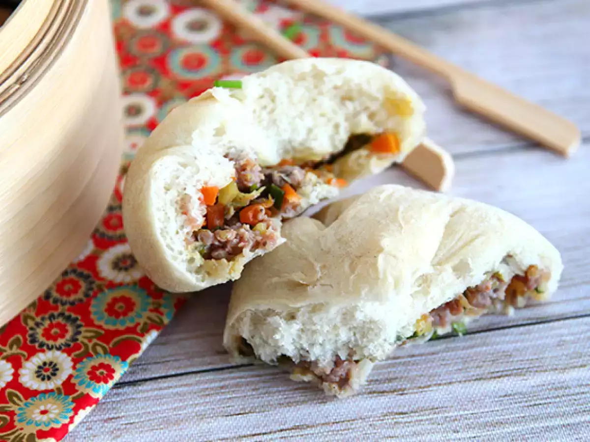 Banh Bao, höyrytetyt sämpylät - kuva 3