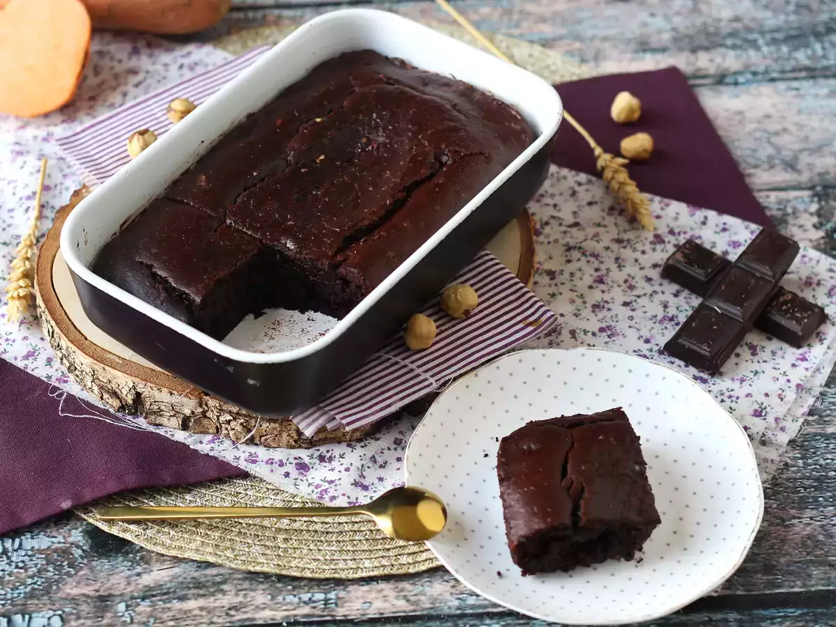 Bataattibrownie ilman voita tai öljyä - kuva 6
