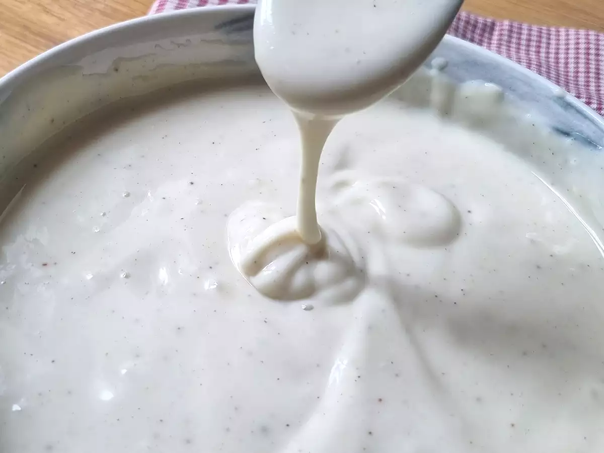 Béchamel-kastike Thermomixille