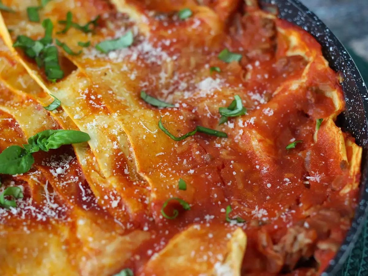 Bolognese-lasagne pannulla - kuva 4