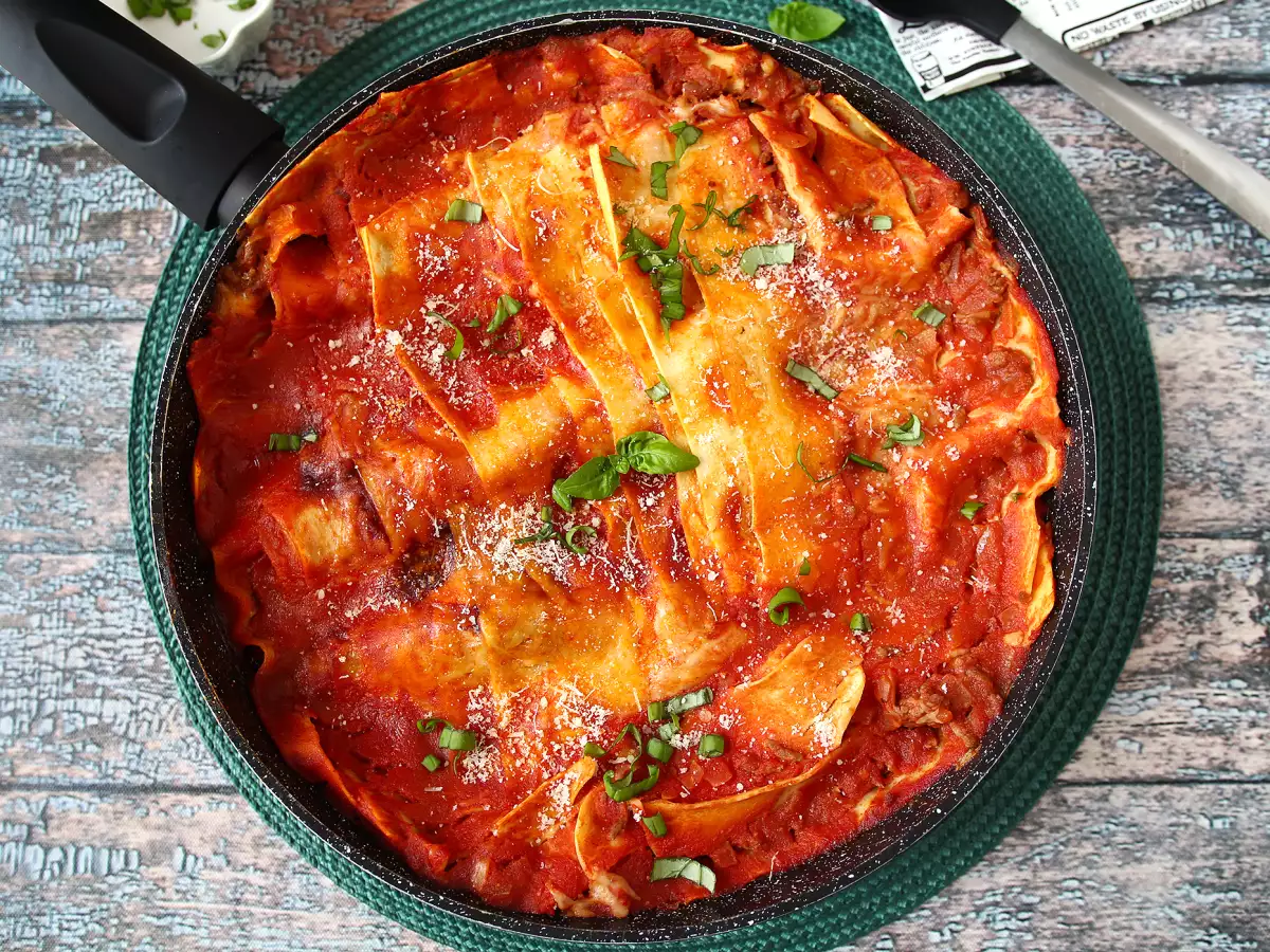 Bolognese-lasagne pannulla - kuva 5