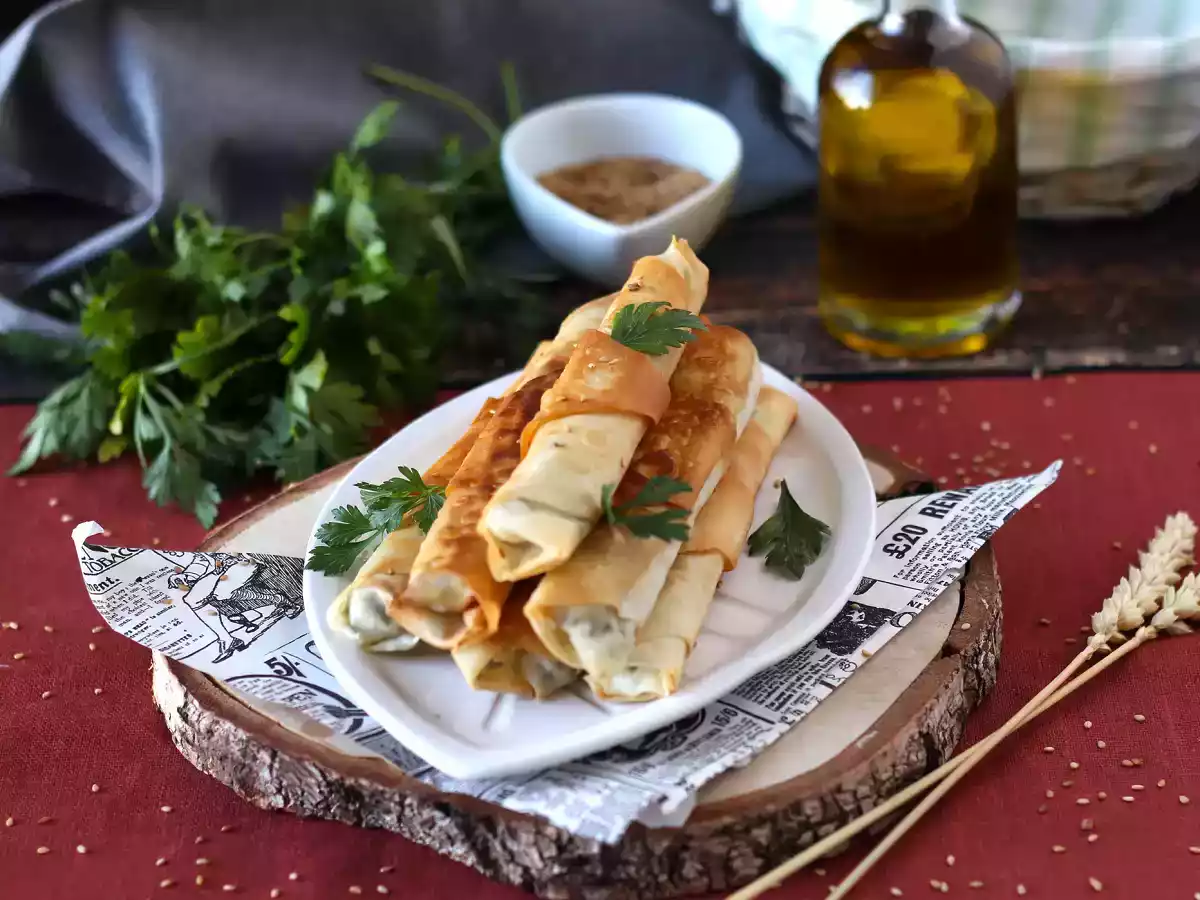 Börek fetajuuston ja persiljan kera - kuva 7
